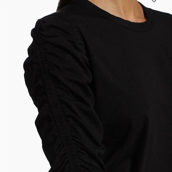 Veronica Beard Black Short Sleeve Top - Picture 4 of 10